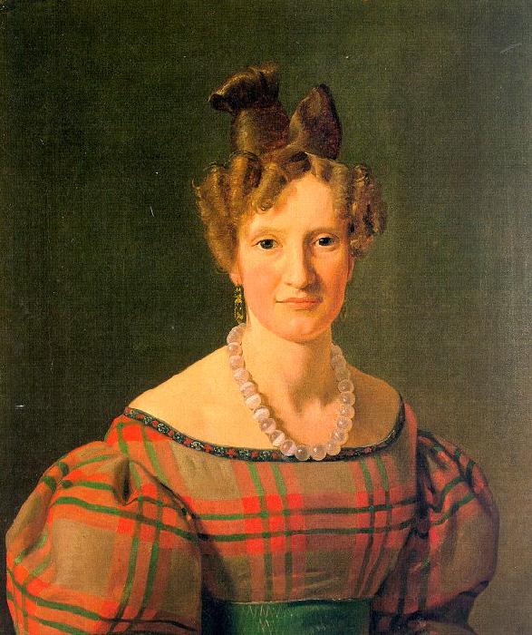 Constantin Hansen Portrait of Caroline Sophie Moller oil painting picture